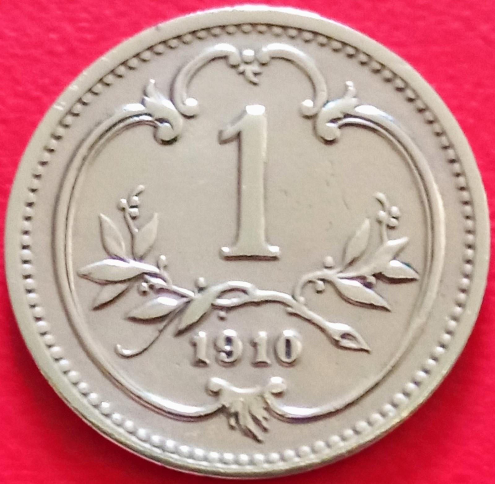 RU 1 Halier r.1910 - Numizmatika
