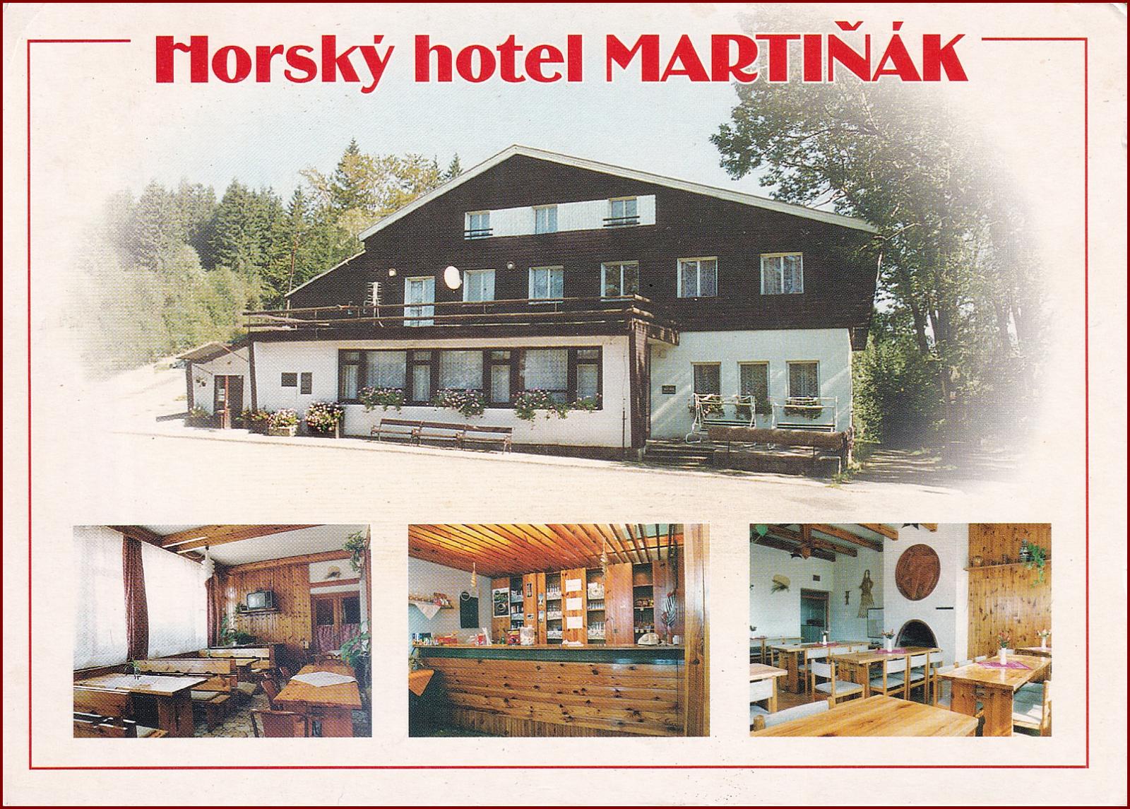 Horná Bečva * Hotel Martiňák, interiér * Vsetín (Beskydy) * B809 - Pohľadnice miestopis