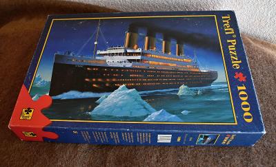 puzzle Titanicu, 1000 dílků, kompletní
