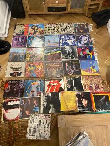 lp desky neopakovatelná sbírka 32 kusů Rolling stones