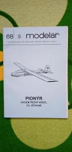 stavebný plán PIONIER - RC vetroň