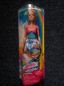 Barbie panenka s duhovými šaty