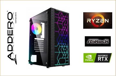 Herní AMD Ryzen 5 4500 4.1GHz RTX3060-12G 16GB 1TB 550W Win10