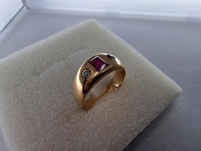 Starožitný prsten ze zlata