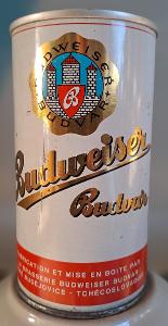 Pivní plechovka Budvar export 70. léta