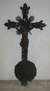 1890 Litinový náhrobní kříž, 106 cm