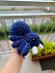 Tmavo modrý pavúk handmade - Deti