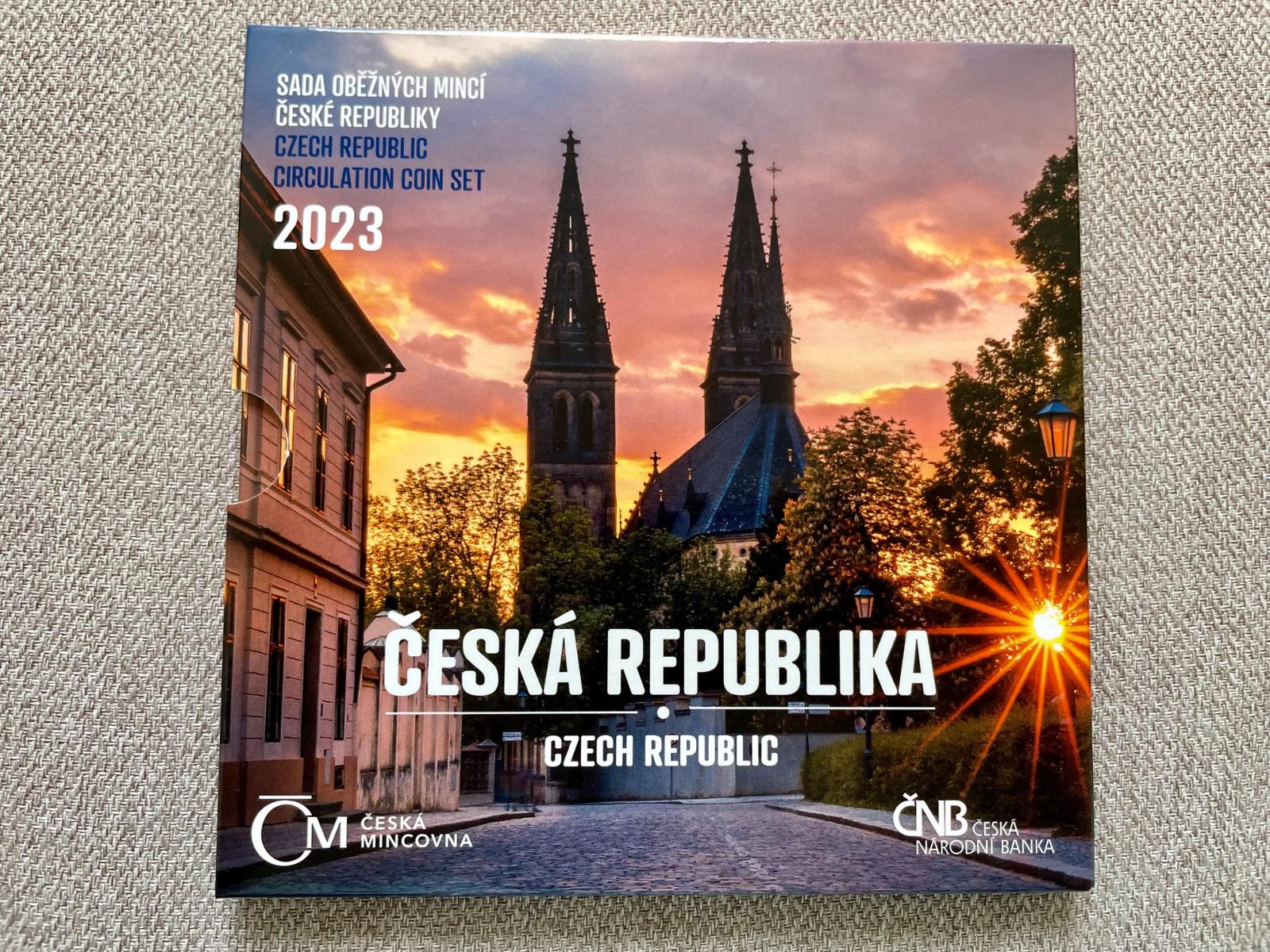Sada mincí 2023 - Česká republika 2023 - vzácna 1 a 2 koruna v sade! - Numizmatika
