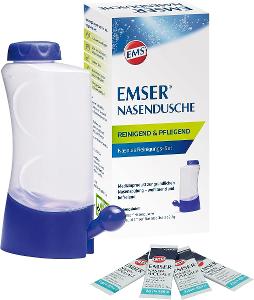 Emser - Nosní sprcha, 1x nádoba + 4x sáček se solí
