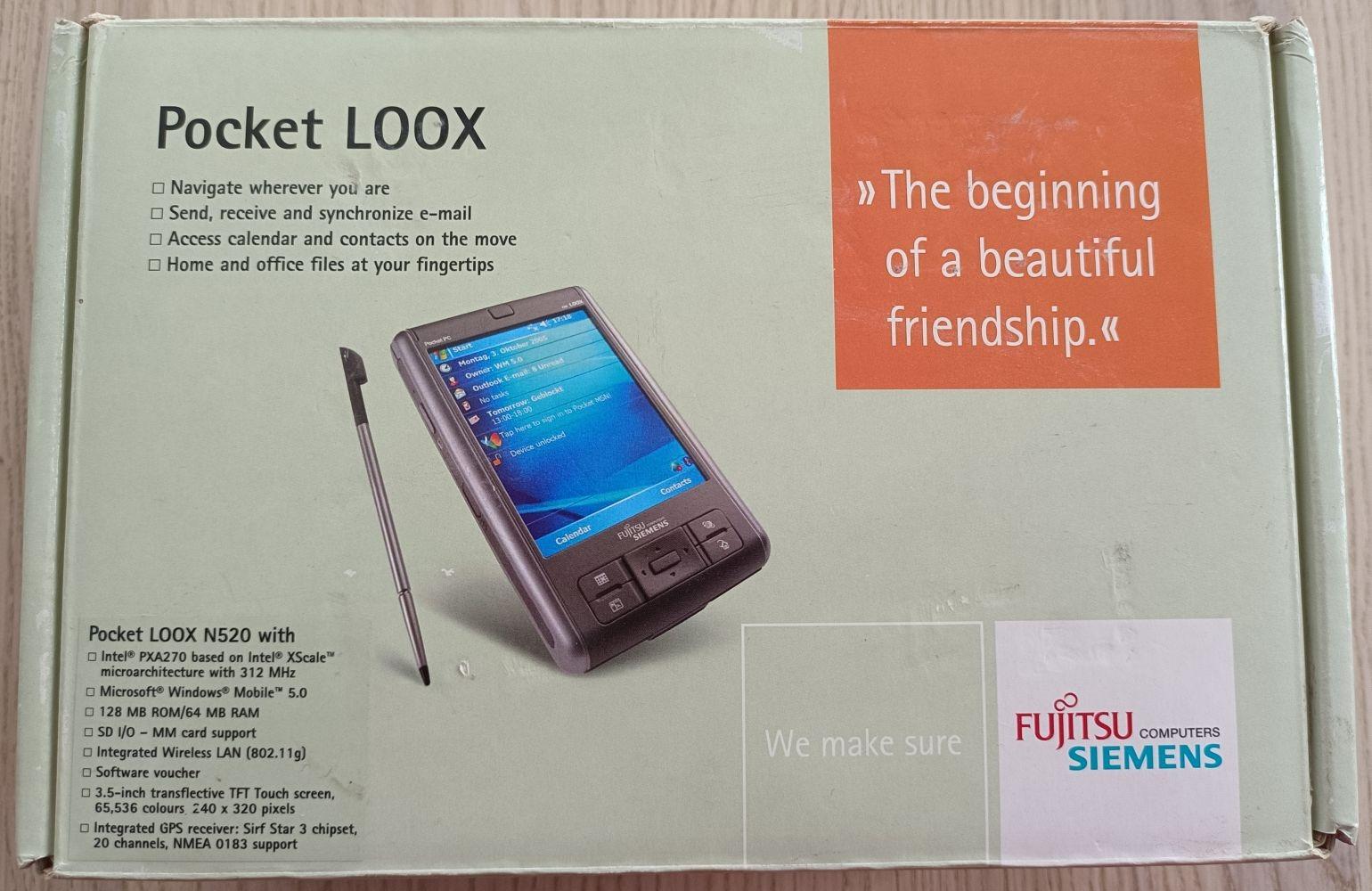 Vreckový PC PDA Fujitsu Siemens Pocket LOOX N520 - undefined