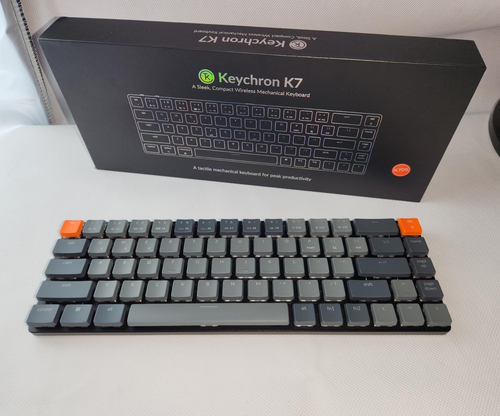 Klávesnica Keychron K7 - Vstupné zariadenie k PC
