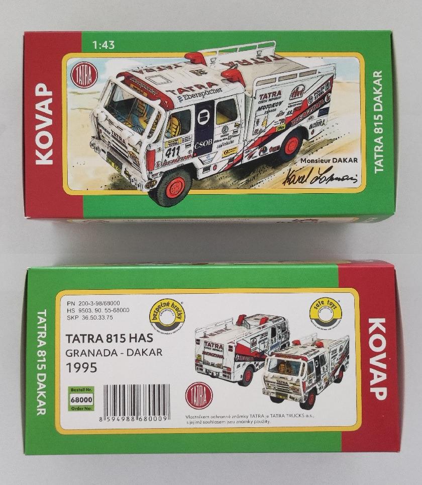 KOVAP Tatra 815 Granada - Dakar 1995 - STARÁ VERZIA KRABIČKY (BOXU) - Modely automobilov