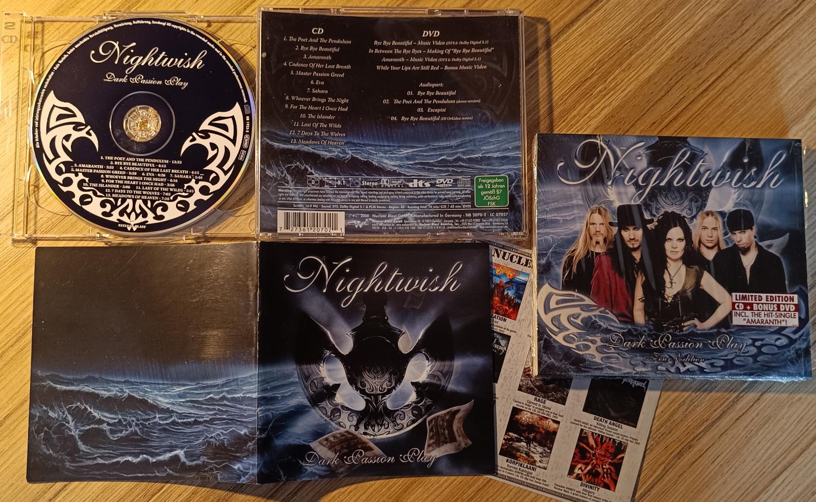 CD + DVD Nightwish - Dark Passion Play (Tour Edition) ... 2008 - Hudba na CD
