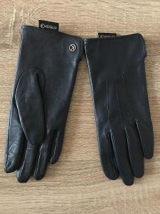 Kožené rukavice Kessler / námořnická modrá