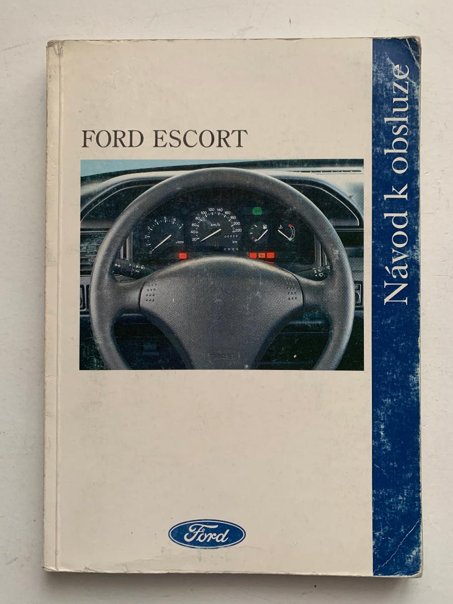 Ford Escort - návod na obsluhu v slovenčine vyd. 1993 - Motoristická literatúra