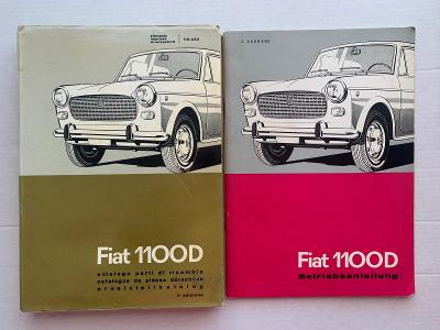 FIAT 1100D příručka + katalog náhrad.dílů, topstav