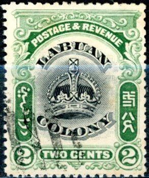 LABUAN - britská kolonie - 1902-1903 - Koruna