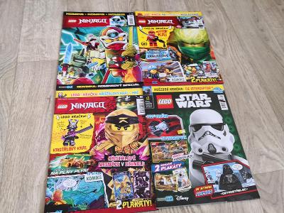 LEGO NINJAGO č.08/19+01/23+01 komiksový speciál +STAR WARS 1/21