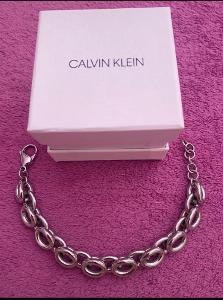 Stříbrný náramek a náušnice Calvin Klein