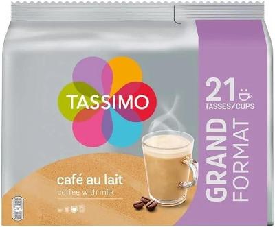 Kávové kapsule Tassimo Café au lait Coffee with milk, 21 kapsúl