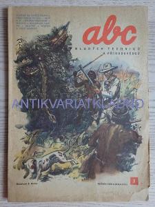 ABC 3/1959, STARÝ DĚTSKÝ ČASOPIS, BURIAN,