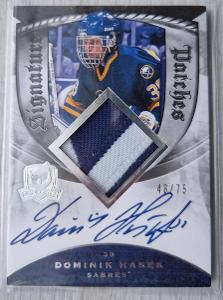 Dominik Hašek The Cup Signature Patches 2008/09 Buffalo Sabres, podpis