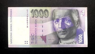 1000 korun 1997 ,  serie G 