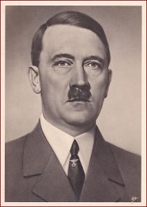 Deutsches Reich * Adolf Hitler, portrét, svastika, propaganda * DR20