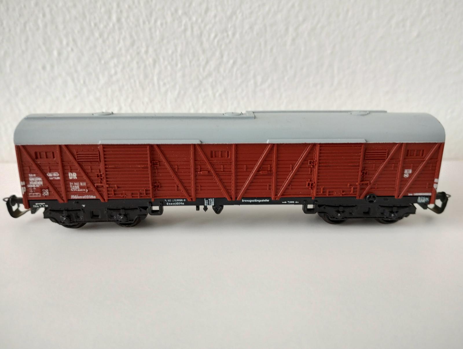 štvorosé skriňové vozidlo DR Ggths - TT (B2P5) - Modelové železnice