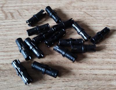 LEGO technic dílky, piny, spojky - černé