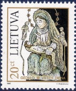 Litva 1995 Známky 587 ** Rusko Sibiř pracovní tábory Matka Boží