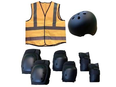 Set helmy, vesty a chráničů ICONBIT Protector-Kit, vel. M - A
