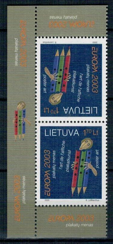Litva 2003 Známky 816 ** Europa CEPT plakát