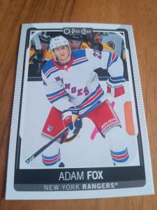 ADAM FOX NY Rangers LOT
