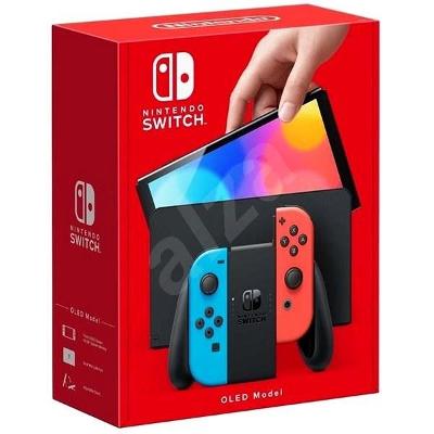 Herní konzole Nintendo Switch (OLED model) Neon blue/Neon red