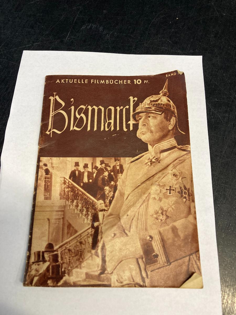 Reklamná brožúra na fil Bismarck 1941 - Vojenské zberateľské predmety