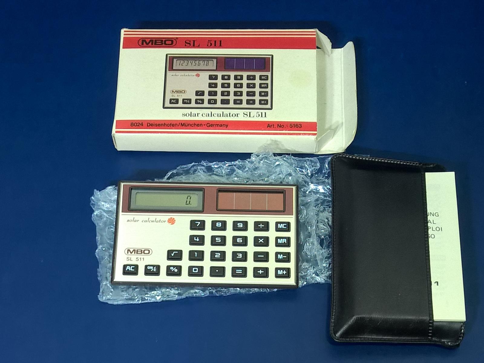 Stará kalkulačka MBO v krabičce jako nová - Počítače a hry