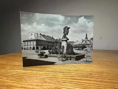 stará pohlednice - ČESKÁ TŘEBOVÁ - NÁMĚSTÍ SBRATŘENÍ 