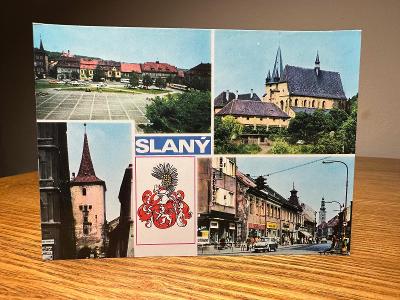 stará pohlednice - SLANÝ 