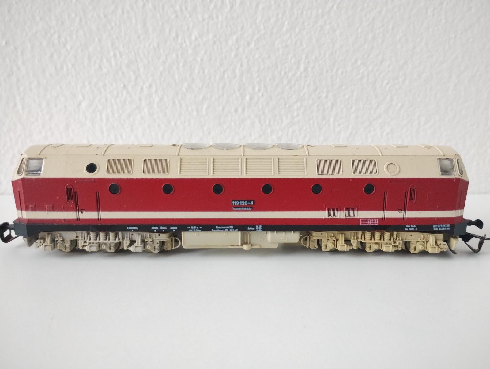 dieselová lokomotíva DR119 - TT(B9P2) - Modelové železnice