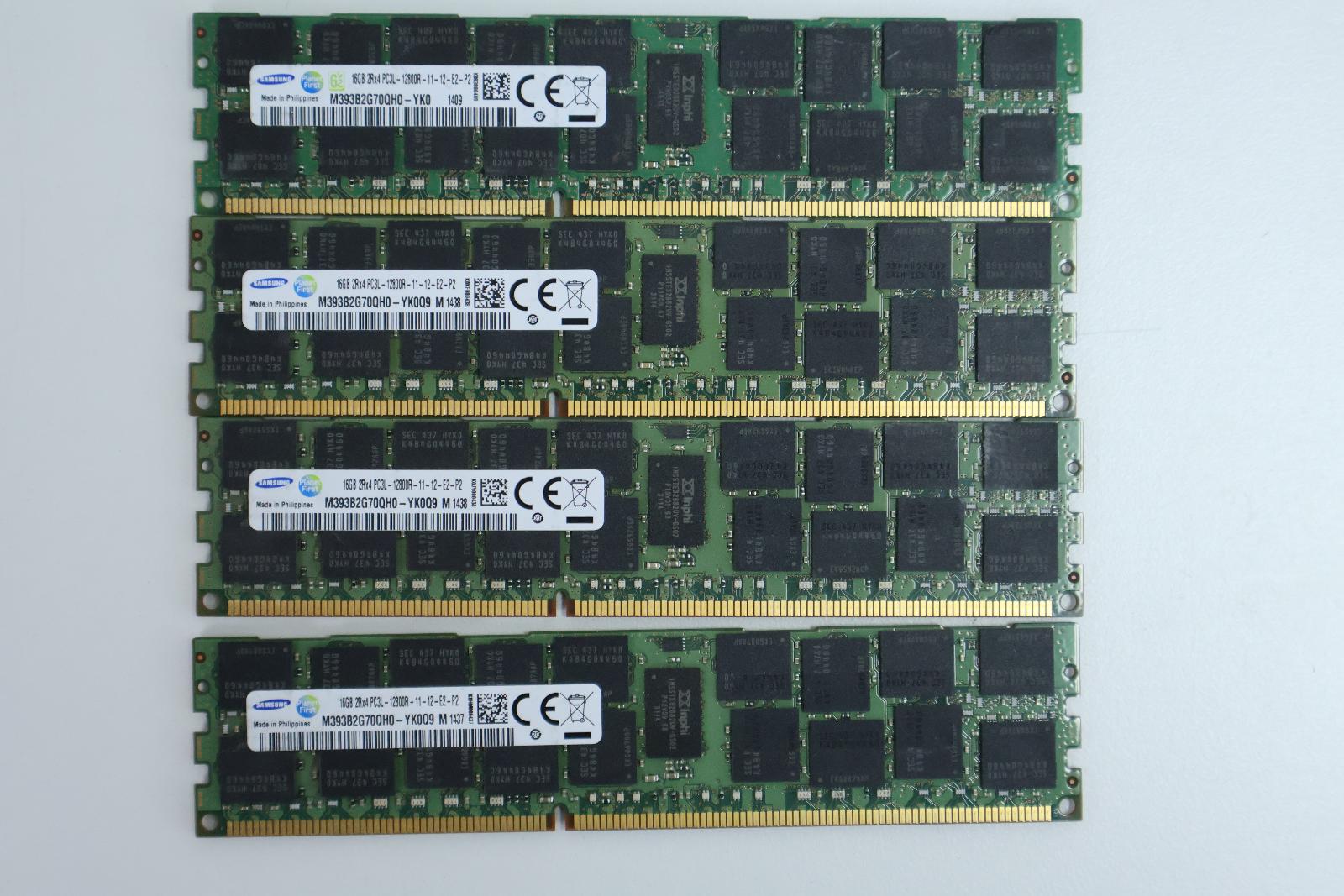 64GB (4x16GB) DDR3 RAM ECC, Záruka 12M, Faktura [P208] - Počítače a hry