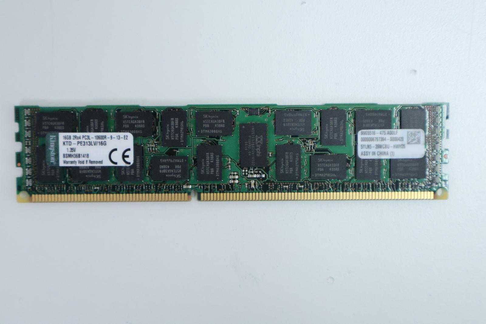 16GB (1x16GB) DDR3 RAM ECC, Záruka 12M, Faktura [P223] - Počítače a hry