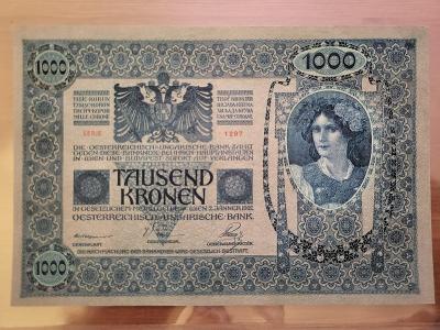 1000 K UNC 1902 Rakousko Uhersko 