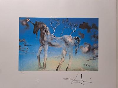 Salvador Dalí - Jednorožec - signováno, číslováno