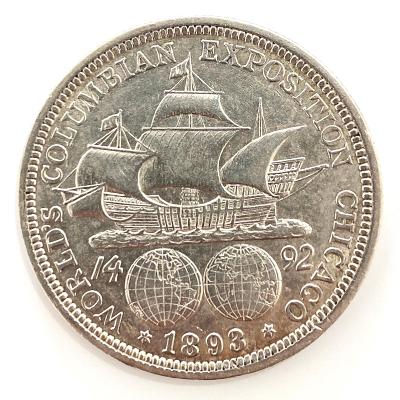 Stříbrný Half Dollar – Columbian Exposition, 1893 USA