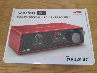 Zvuková karta Focusrite Scarlett 2i2 3gen.