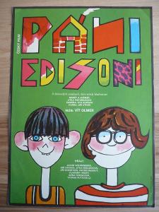 Páni Edisoni (filmový plakát, film ČSSR 1972, režie V