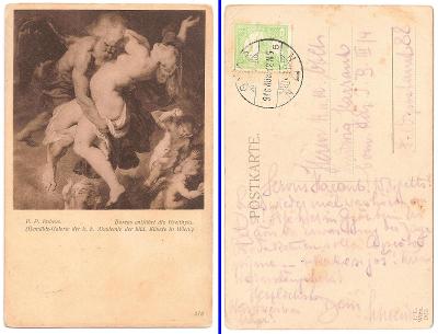 Peter Paul Rubens - Boreas unáší Oreithyii - Maďarsko Gyér 16.8.1912