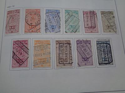 Belgie - železniční známky - levně !!!