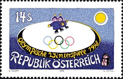 Rakousko 1998 Známky 2243 ** sport Olympiáda olympijské hry